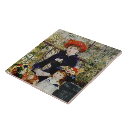 ピエールアルノアール |二人の姉妹、またはテラスに タイル (側面)