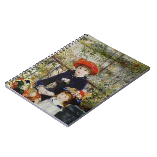 ピエールアルノアール |二人の姉妹、またはテラスに ノートブック (左側)