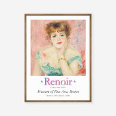 ピエールオーガストポートレートジェーンサマリーアート展 ポスター