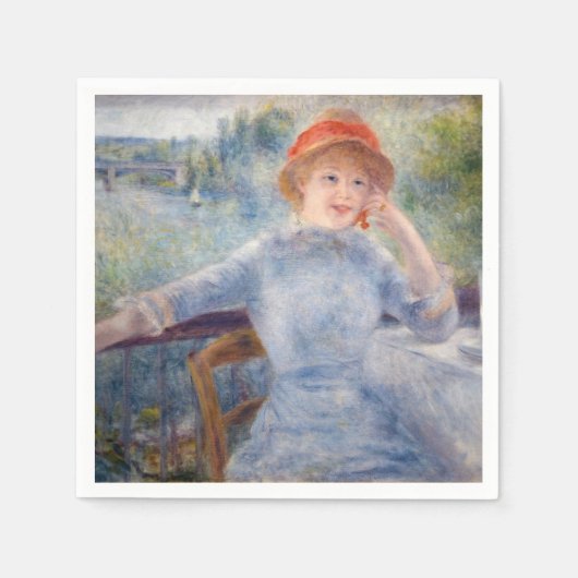 ピエールオーガストルノアール – アルフォンシンフォローネイズ スタンダードカクテルナプキン (正面)