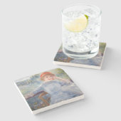 ピエールオーガストルノアール – アルフォンシンフォローネイズ ストーンコースター (横)