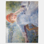 ピエールオーガストルノアール – アルフォンシンフォローネイズ フリースブランケット (正面)