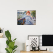 ピエールオーガストルノアール – アルフォンシンフォローネイズ ポスター (ホームオフィス)