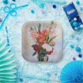 ピエールオーギュストルノアールグラジオリ ペーパープレート (パーティー)