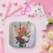 ピエールオーギュストルノアールグラジオリ ペーパープレート (パーティー)