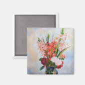 ピエールオーギュストルノアールグラジオリ マグネット (正面/裏面)