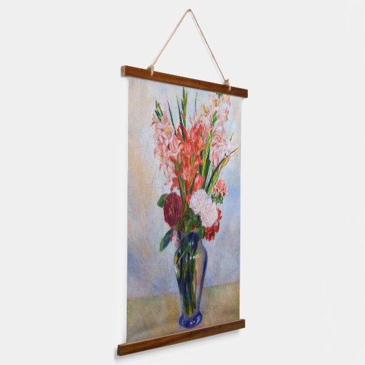 ピエールオーギュストルノアールグラジオリ 吊り下げ型タペストリー (傾斜あり)