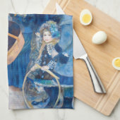 ピエールオーギュストルノアールザ傘 キッチンタオル (四つ折り)