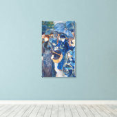 ピエールオーギュストルノアールザ傘 キャンバスプリント (インサイチュ (ウッドフロア))