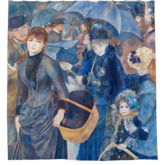 ピエールオーギュストルノアールザ傘 シャワーカーテン (正面)