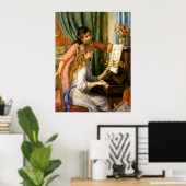 ピエールオーギュストルノアールジュネスフィルレオーピアノ ポスター (ホームオフィス)