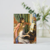 ピエールオーギュストルノアールジュネスフィルレオーピアノ ポストカード (スタンド正面)