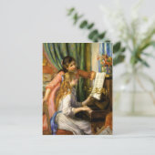 ピエールオーギュストルノアールジュネスフィルレオーピアノ ポストカード (スタンド正面)