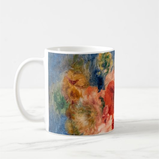 ピエールオーギュストルノアールブーケ コーヒーマグカップ (左)