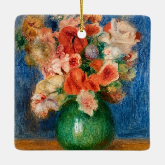 ピエールオーギュストルノアールブーケ セラミックオーナメント (裏面)