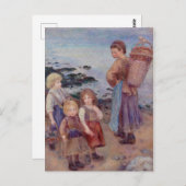 ピエールオーギュストルノアールムッセルフィッシャーズアットベルネバル ポストカード (正面/裏面)