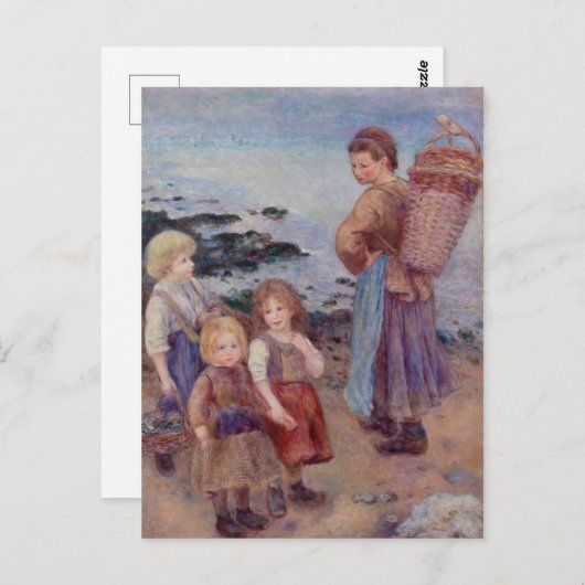 ピエールオーギュストルノアールムッセルフィッシャーズアットベルネバル ポストカード (正面/裏面)