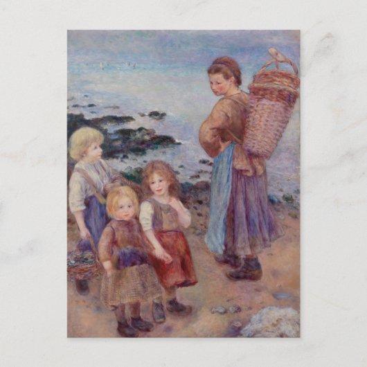 ピエールオーギュストルノアールムッセルフィッシャーズアットベルネバル ポストカード (正面)