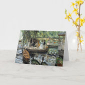 ピエールオーギュストルノアールラグヌイレ カード (黄色い花)