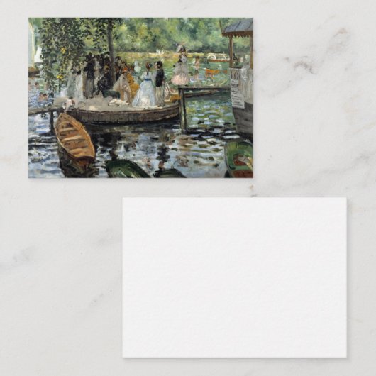 ピエールオーギュストルノアールラグヌイレ ノートカード (正面/裏面)