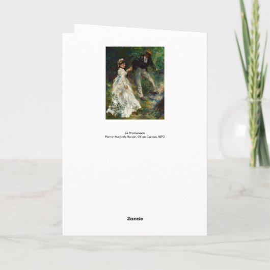 ピエールオーギュストルノアールラプロムナード カード (裏面)