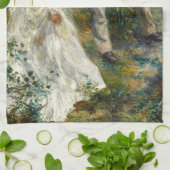 ピエールオーギュストルノアールラプロムナード キッチンタオル (折り畳み)