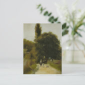 ピエールオーギュストルノアールランドスケープ2姿 ポストカード (スタンド正面)