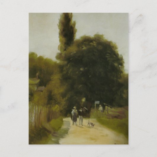 ピエールオーギュストルノアールランドスケープ2姿 ポストカード (正面)