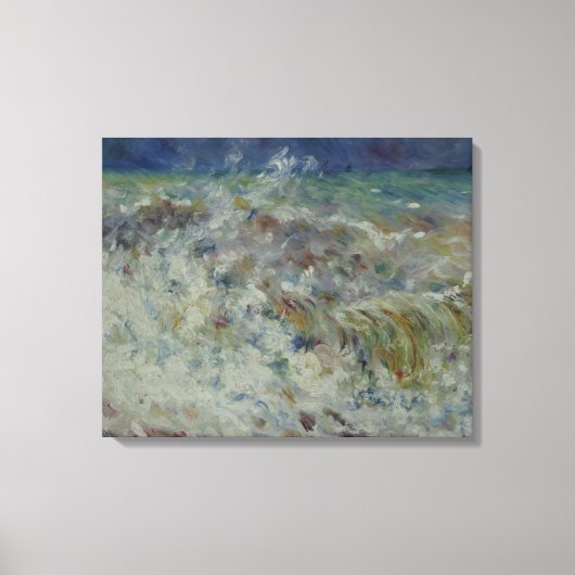 ピエールオーギュストルノアールヴィンテージザウェーブ キャンバスプリント (正面)