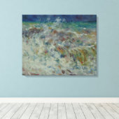 ピエールオーギュストルノアールヴィンテージザウェーブ キャンバスプリント (インサイチュ (ウッドフロア))