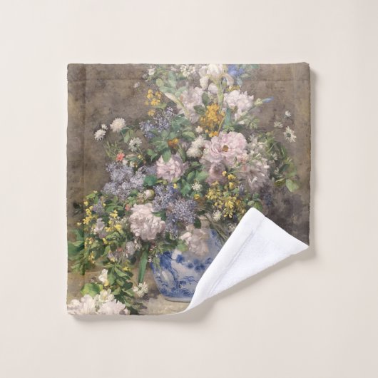 ピエールオーギュストルノアール春ブーケ ウォッシュタオル (ウォッシュタオル)