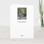 ピエールオーギュストルノアール春ブーケ カード (裏面)