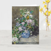 ピエールオーギュストルノアール春ブーケ カード (黄色い花)