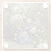 ピエールオーギュストルノアール春ブーケ ガラスコースター (裏面)