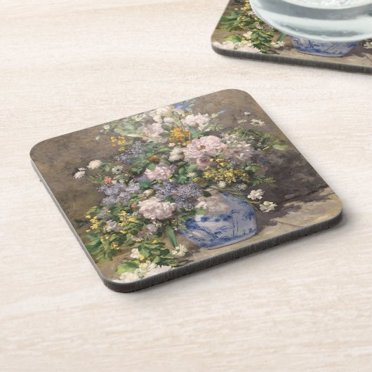 ピエールオーギュストルノアール春ブーケ コースター (左側)