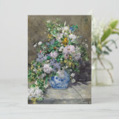 ピエールオーギュストルノアール春ブーケ サンキューカード (スタンド正面)