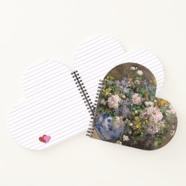 ピエールオーギュストルノアール春ブーケ ノートブック