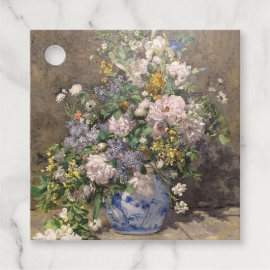 ピエールオーギュストルノアール春ブーケ フェイバータグ (正面)