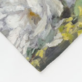 ピエールオーギュストルノアール春ブーケ フリースブランケット (角)