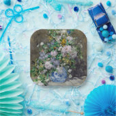 ピエールオーギュストルノアール春ブーケ ペーパープレート (パーティー)