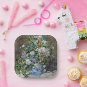 ピエールオーギュストルノアール春ブーケ ペーパープレート (パーティー)