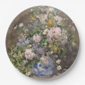 ピエールオーギュストルノアール春ブーケ ペーパープレート (正面)