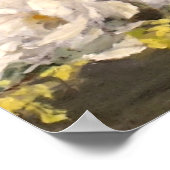 ピエールオーギュストルノアール春ブーケ ポスター (角)