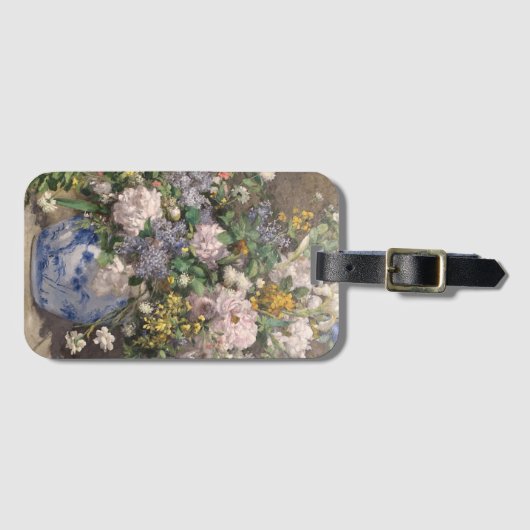 ピエールオーギュストルノアール春ブーケ ラゲッジタグ (正面横)