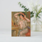 ピエールオーギュストルノアール |ガブリエル鏡 ポストカード (スタンド正面)