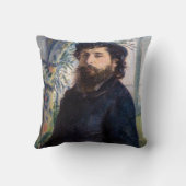 ピエールオーギュストルノアール – クロードモネポートレート クッション (裏面)