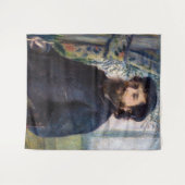 ピエールオーギュストルノアール – クロードモネポートレート タペストリー (正面(横))