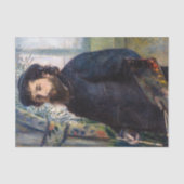 ピエールオーギュストルノアール – クロードモネポートレート 薄葉紙 (正面)