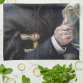 ピエールオーギュストルノアール – クロード読モネ キッチンタオル (折り畳み)