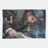 ピエールオーギュストルノアール – クロード読モネ キッチンタオル (横)